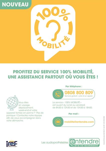 Nouveau service 100% Mobilité !