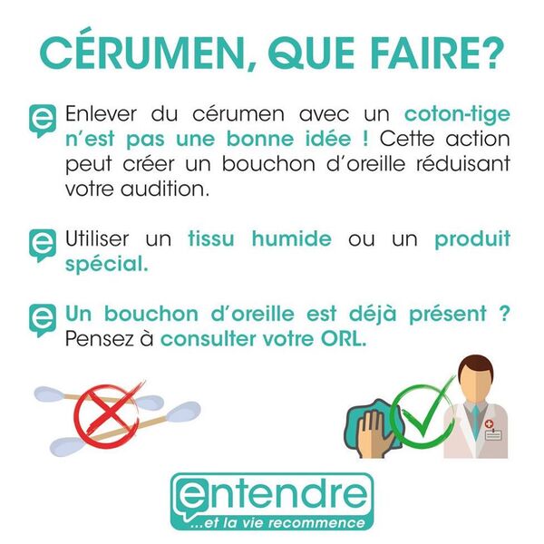 Cérumen ? Adoptez les bons gestes et les bons réflexes ! 